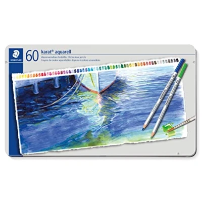 Afbeelding van Staedtler Karat aquarell kleurpotloden set 60 st 125 M60 (10 23)