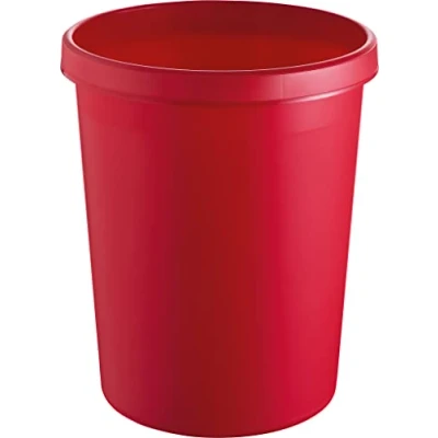 Afbeelding van Helit H6106225 prullenbak&#039;the duits 45L, rood