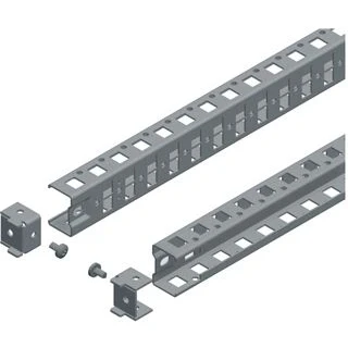 Afbeelding van Schneider electric universele rails 1 rij 65 1200 set a 2 stuks nsysucr40120