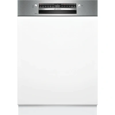 Afbeelding van Bosch SMI4HTS00E, Semi ingebouwd, Volledige grootte (60 cm), Roestvrijstaal, Knoppen, 1,75 m, 1,65 m