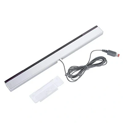 Afbeelding van Wii sensorbalk, bedrade infrarood sensorbalk IR signaalstraal voor Nintendo en U console