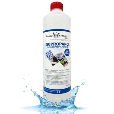Afbeelding van PandaCleaner Isopropylalcohol, reinigingsalcohol, 1000 ml, voor huishoudelijk en industrieel gebruik, handwerk, met doseerfunctie