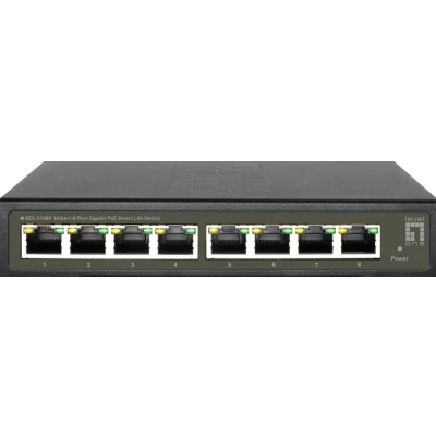 Afbeelding van LevelOne GES 2108P netwerk switch Managed L2 Gigabit Ethernet (10/100/1000) Power over (PoE