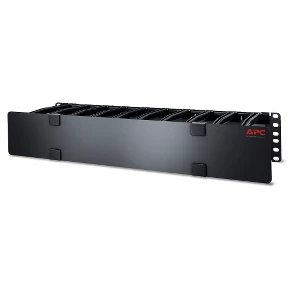 Afbeelding van APC AR8603A, Paneel voor kabelbeheer, Zwart, 2U, TAA, REACH, 483 mm, 1