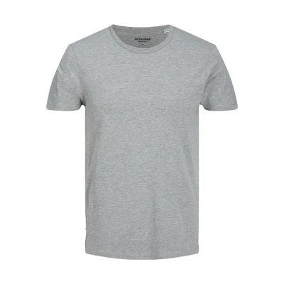 Afbeelding van Jack &amp; Jones Basic Oneck TEE Tshirt basic, Heren, Maat: XS, Light grey melange