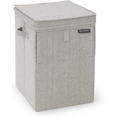 Afbeelding van Brabantia stapelbare wasmand (met deksel) (35 liter)