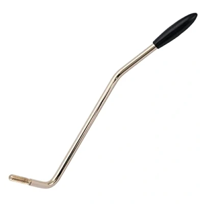 Afbeelding van Musiclily Pro UNF #10 32 4,8mm Schroefdraad in Staal Tremolo Arm voor Strat stijl Elektrische Gitaar, Goud met Zwarte Punt