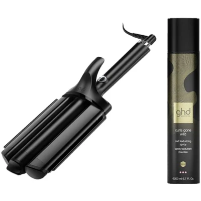 Afbeelding van ghd Triple Waver + Curls Gone Wild Curl Texturising Spray 200ml bundel/set/pakket