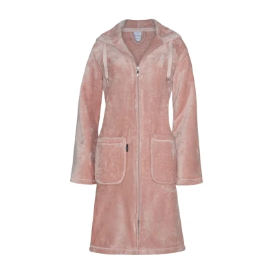 Afbeelding van Vandyck Bedfashion Badjas Julia Small Sepia pink