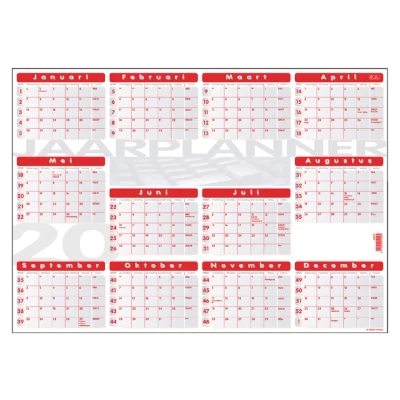 Afbeelding van Jaarplankalender 2024 Quantore 48x68cm