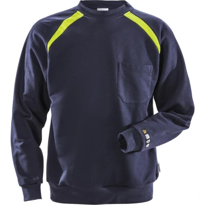 Afbeelding van Fristads Flamestat Sweatshirt 984 Sfla Donker marineblauw M