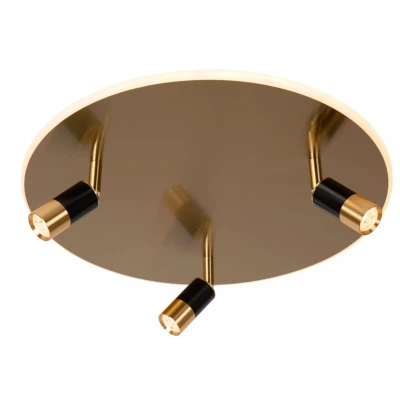 Afbeelding van Lucide JUBEL Plafonnière Ø 48 cm LED Dimb. 2700K Mat Goud / Messing