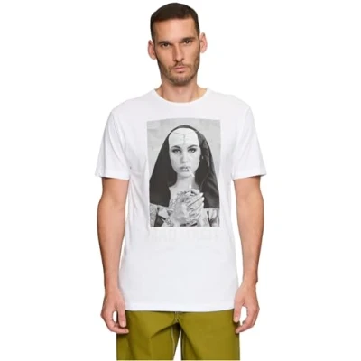 Afbeelding van Mister Tee Bad Habit Heren T shirt L Wit