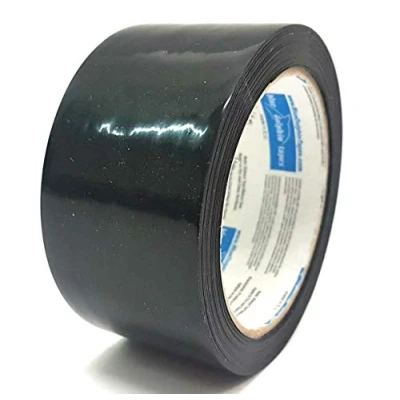 Afbeelding van Bouwers Tape Zwart een Sterke PE Gebruikt voor het Verbinden van PVC en POLYTHENE Bladen 50mmx20m