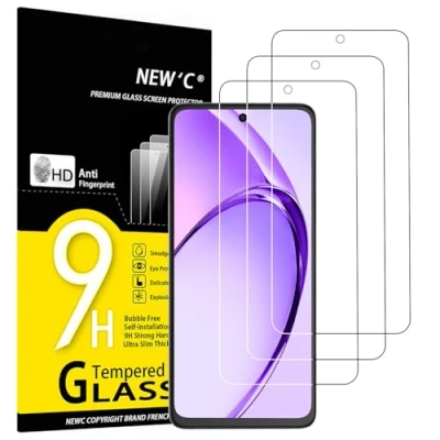 Afbeelding van NEW&#039;C 3 Stuks, Screen Protector voor OPPO A40 (CPH2669), Gehard Glass Schermbeschermer Film 0.33 mm ultra transparant, resistent