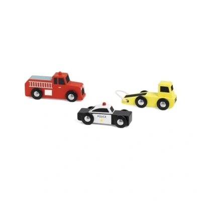 Afbeelding van Classic World houten hulpdienst auto&quot;;s set, 3st.