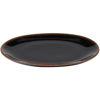 Afbeelding van Serax Out Of Lines By Uncharted OntbijtbordØ18 Black Brown