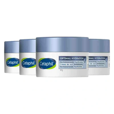 Afbeelding van 4x Cetaphil Optimal Hydration Herstellende Nachtcrème 48 gr