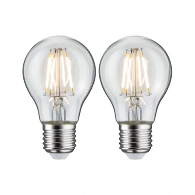 Afbeelding van Paulmann 28856 LED lamp peer filament E27 230V 2x470lm 2x5W 2700K helder lampen verlichtingsmiddelen