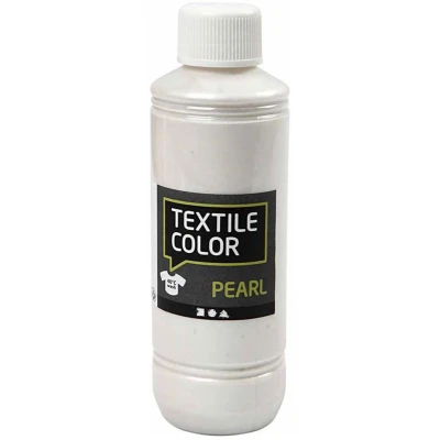 Afbeelding van Creativ Company Textile Color Dekkende Textielverf Base Parelmoer, 250ml
