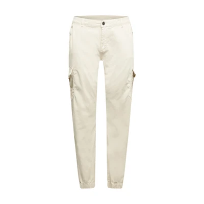 Afbeelding van Urban Classics HIGH Waist Cargobroek, Dames, Maat: 28, Whitesand