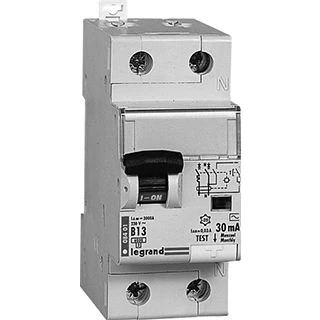 Afbeelding van Legrand aardlekautomaat dx3 1p n b10a 6000a 30ma 410963