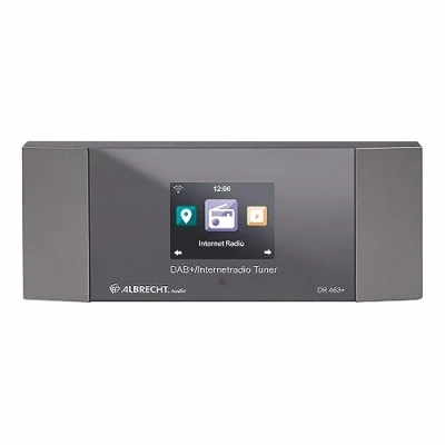Afbeelding van Albrecht DR 463+ Internet , DAB+ und UKW Radio Tuner Internetradio adapter DAB+, Internet, VHF (FM) Internetradio, FM, WiFi Incl.
