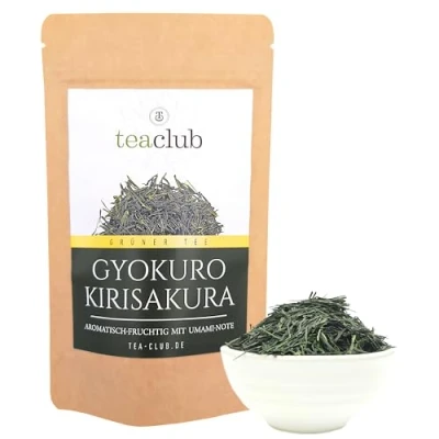 Afbeelding van Gyokuro Kirisakura 100g groene thee uit Japan, smaakvol fruitig met fijne zoetheid en umami, Japanse los premium kwaliteit, Green Tea TeaClub