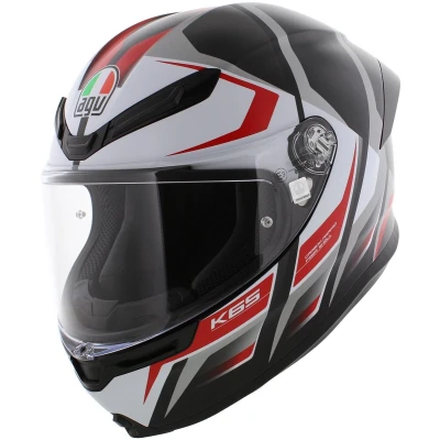 Afbeelding van AGV K6 S Karve Helm, zwart wit rood, afmeting 2XL voor man