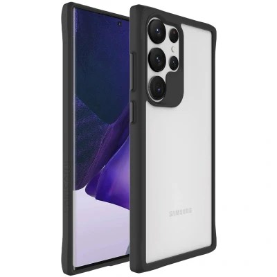 Afbeelding van Samsung Galaxy S23 Ultra Hoesje Kunststof iMoshion Hardcase/Backcover Zwart Telefoonhoesje Shockproof/Valbescherming