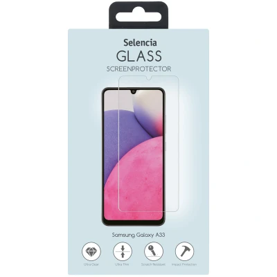 Afbeelding van Screenprotector Samsung Galaxy A33: Selencia Gehard Glas