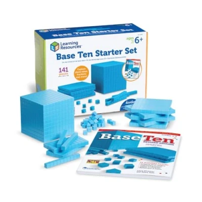 Afbeelding van Learning Resources Grooved Kunststof Basis Tien 141 Stuk Starter Set