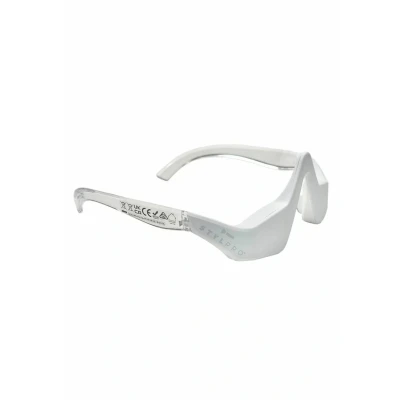 Afbeelding van Stylpro EMS Microcurrent &amp; RED LED Light Therapy Under EYE Glasses Huidverzorgingstool, Maat: One Size, White