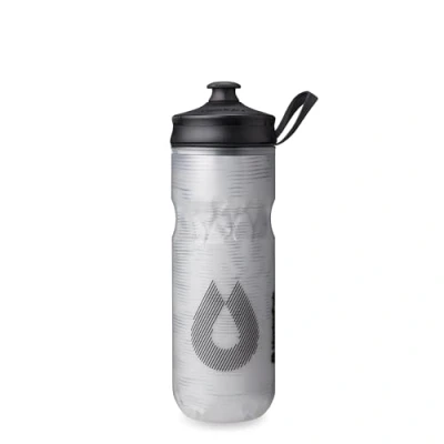 Afbeelding van HydraPak Polar Bottle sport geïsoleerde waterfles BPA vrij, &amp; fiets knijpfles met handvat (Pulse White, 600ml/20oz)