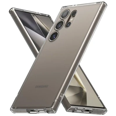Afbeelding van Ringke Fusion Compatibel met Samsung S24 Ultra Case, Anti Vingerafdruk Phone Cover Doorschijnend Schokbestendig Bumper Hoesje Voor Galaxy Matte Clear