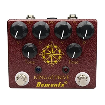 Afbeelding van DemonFX King of Drive Combined OD/Distortion gitaarpedaal