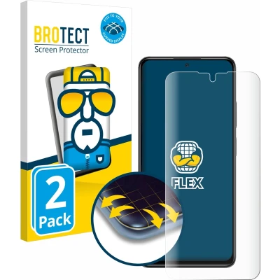 Afbeelding van BROTECT Screenprotector voor Xiaomi Redmi Note 11 Pro 5G Folie Beschermfolie transparant volledig dekking (2 Stuks)
