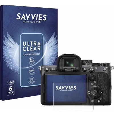 Afbeelding van Savvies (6 Stuks) Schermbeschermer voor Sony Alpha 7 IV Screen Protector Ultra Transparant