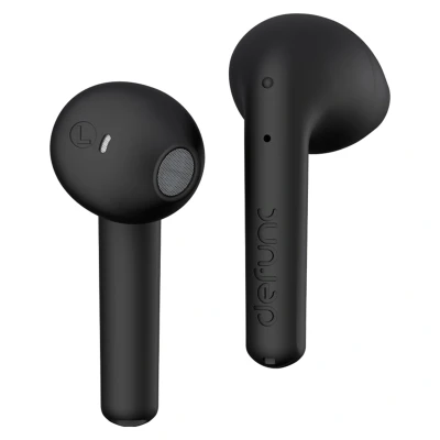 Afbeelding van Defunc True Lite Earbuds draadloze oordopjes Bluetooth oortjes Met ENC noise cancelling functie Black Zwart Kunststof
