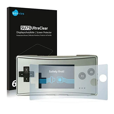 Afbeelding van Savvies (6 Stuks) Schermbeschermer voor Nintendo Gameboy Micro Screen Protector Ultra Transparant