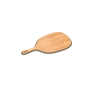 Afbeelding van Snijplank Pebbly Met Handvat en Sapgeul Medium 40x22 cm