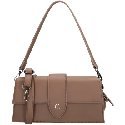 Afbeelding van Charm London Castle Hill Crossbodytas Schoudertas Overslag Schouderband Taupe