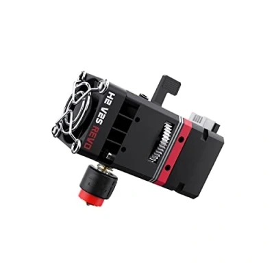 Afbeelding van BIQU H2 V2S Revo Dual Gear Feeder Extruder Direct Drive Metal Upgrade Kit with 4 Mounting Holes Rapid Change Nozzle for BX Ender 3 Series, Voron2.4, Voron V0, Vzbot 3D Printer
