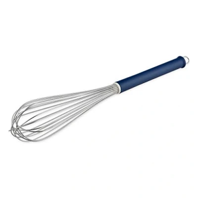 Afbeelding van thermohauser Garde (roestvrij staal), 45 cm lengte, blauwe kunststof handgreep en hanger, met 16 lussen