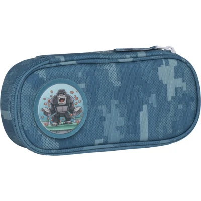 Afbeelding van Etui Beckmann ovaal Leeg Jungle Game green