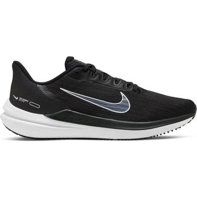 Afbeelding van NIKE Performance AIR Winflo 9 Hardloopschoenen neutraal, Heren, Maat: 44, Black dark smoke grey white Textiel