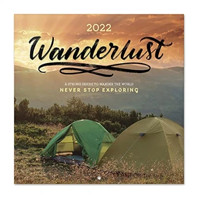 Afbeelding van Grupo Erik CP22048 Kalender 2021 2022 Wanderlust Maandkalender Wandkalender 16 maanden van september tot december