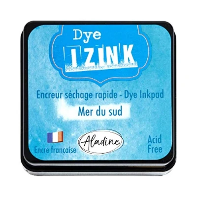 Afbeelding van Inkpad Izink Dye Bleu Clair Mer du Sud