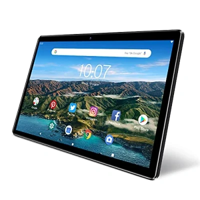 Afbeelding van PRITOM Tablet WiFi Android 13, 64 GB ROM, uitbreidbaar tot 512 GB, quad core processor, HD IPS display, 6000 mAh batterij, dubbele camera, bluetooth, tablet, zwart