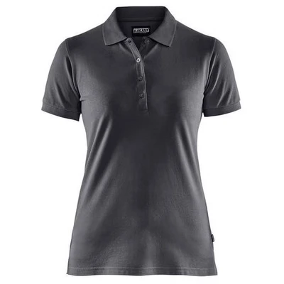 Afbeelding van Blaklader Dames poloshirt piqué 3307 1035 Donkergrijs L